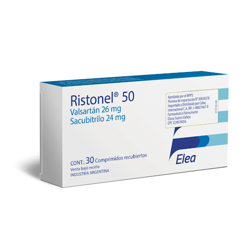 RISTONEL VALSARTAN SACUBITRILO 26-24MG TAB X 30