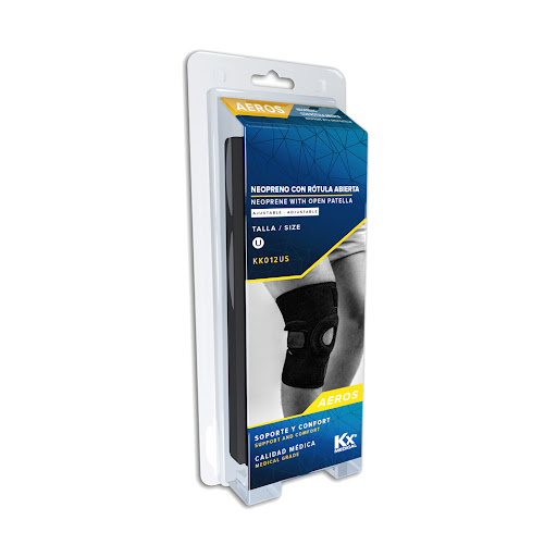 RODILLERA NEOPRENO ROTULA ABIERTA TALLA U (KX MEDICAL)