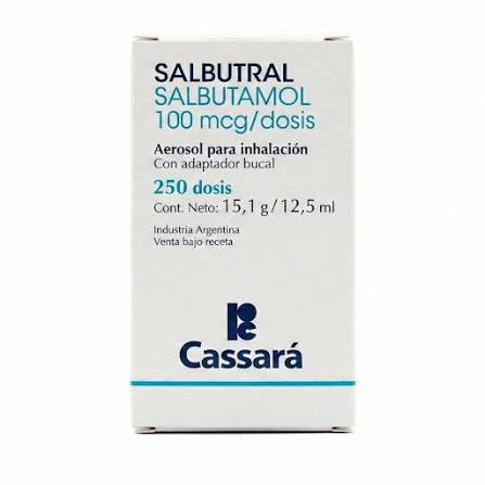 SALBUTRAL SALBUTAMOL 100MCG INH 250DOSIS