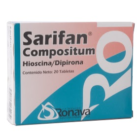 SARIFAN COMPOSITUM HIOSCINA DIPIRONA 0.01-0.25G TAB X 20