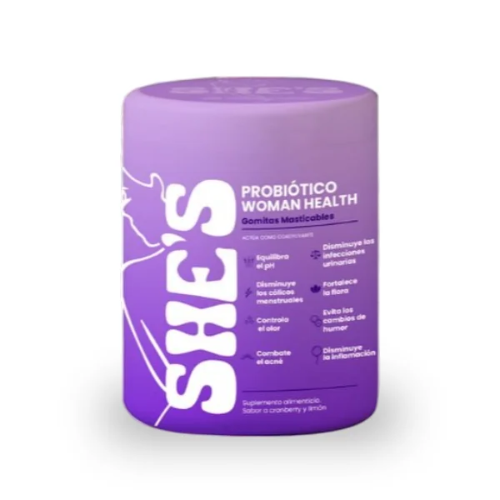 SHE´S PROBIOTICO WOMAN HEALTH GOMITAS X 60