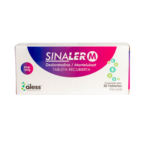SINALER M DESLORATADINA MONTELUKAST 5-10MG TAB X 30