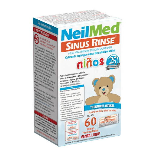SINUS RINSE KIDS SOLUCION SALINA POLVO SOBRES X 60