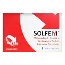 SOLFEM CLINDAMICINA KETOCONAZOL OVULO X 5