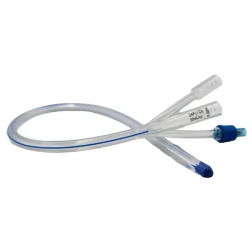 SONDA FOLEY 3 VIAS SILICONA 24FR X 1 UND