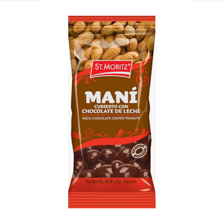 MANI CON CHOCOLATE 40GR (ST MORITZ)