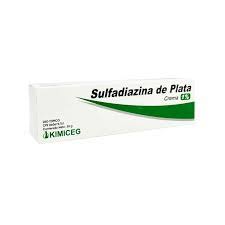 SULFADIAZINA DE PLATA 1% CREMA 30GR (KIMICEG)