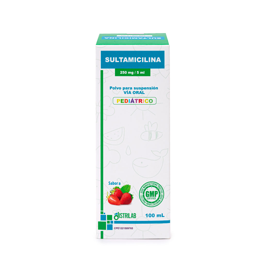 SULTAMICILINA 250MG SUSP 100ML (DISTRILAB)