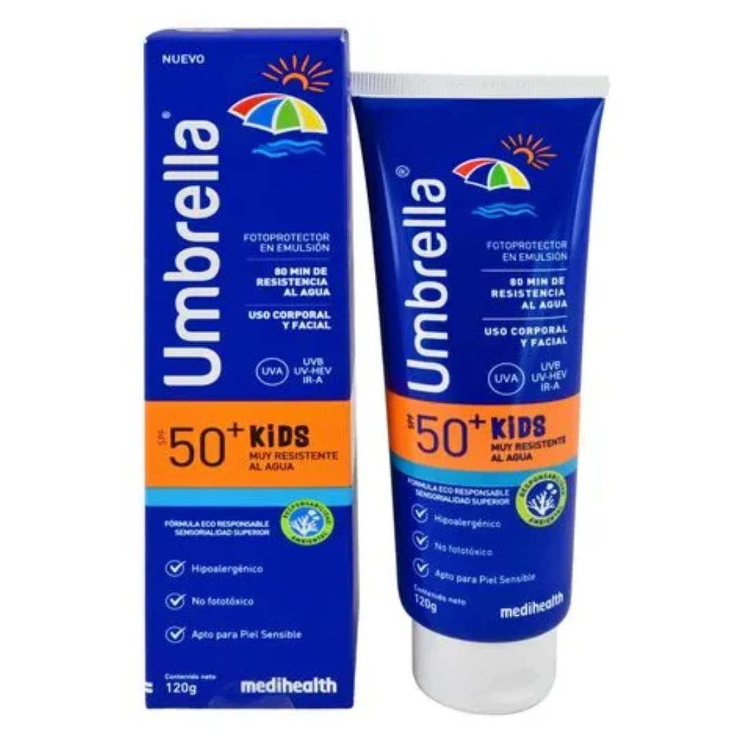 PROTECTOR SOLAR KIDS SPF50 EMULSION 120GR (UMBRELLA)